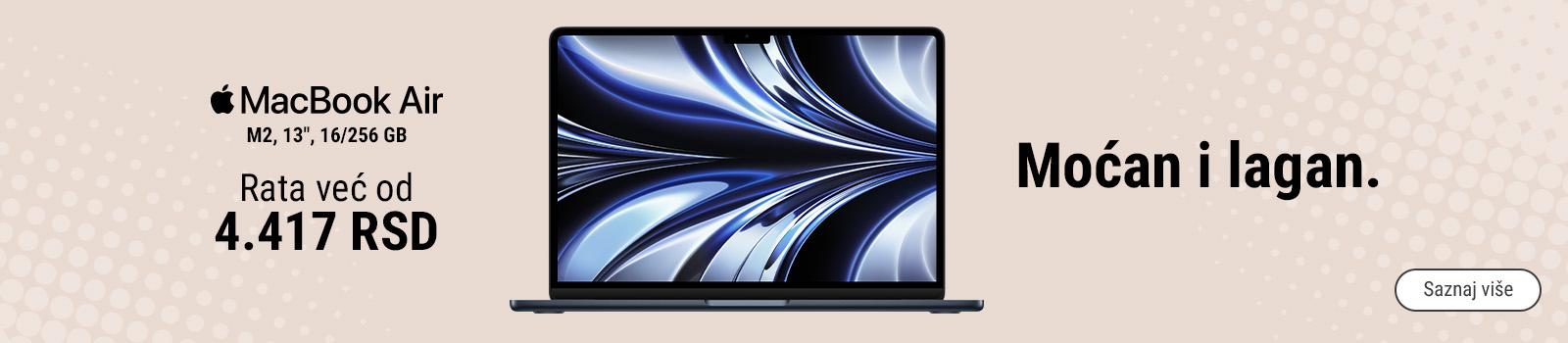 MacBook Air M2 na rate