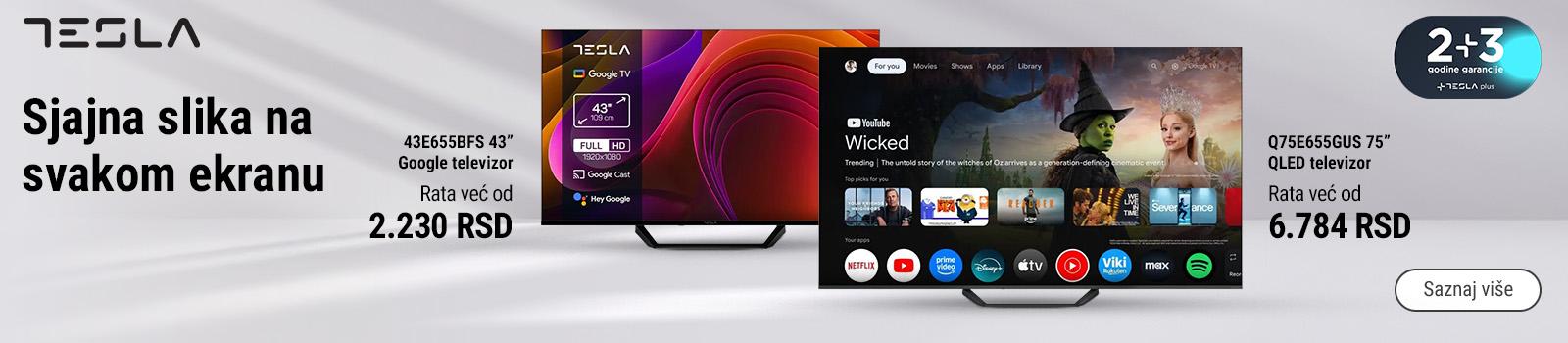 Tesla televizori uz ratu već od 2.230 RSD