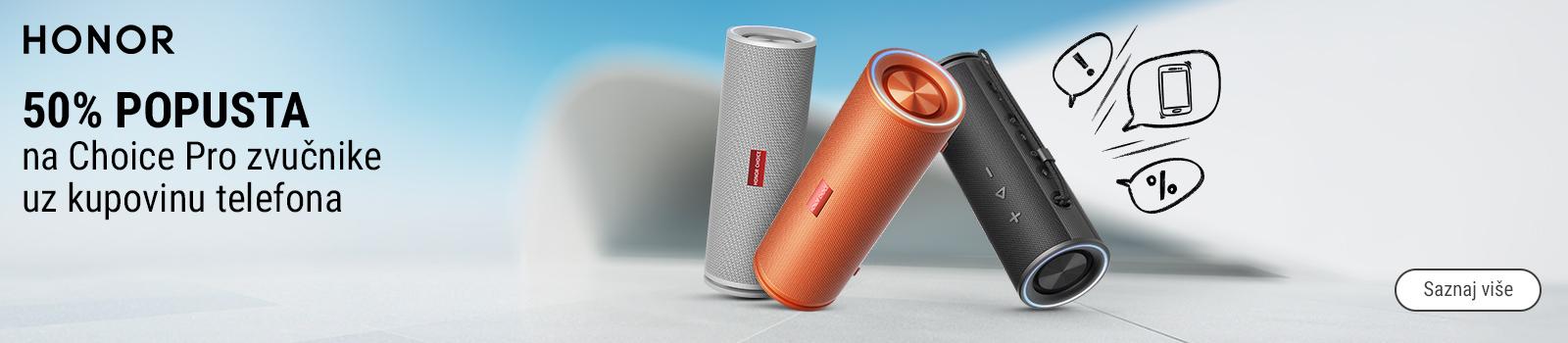 Kupi HONOR telefon + 50% popusta na zvučnik