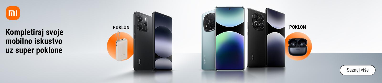Xiaomi mobilni telefoni i tablet računari + pokloni
