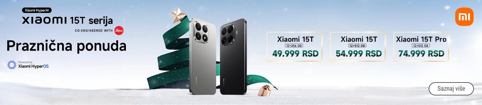 Praznična ponuda telefona iz Xiaomi 15T serije po super cenama
