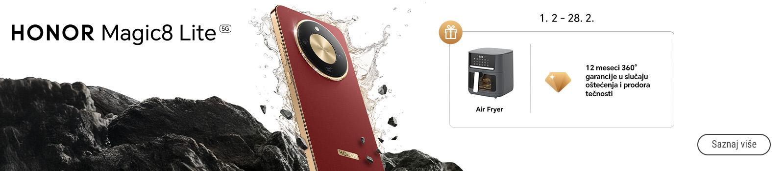 HONOR Magic8 Lite + poklon Air Fryer + 12 meseci zaštite
