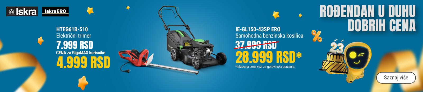 Iskra kosilice i baštenski trimeri po sniženim cenama