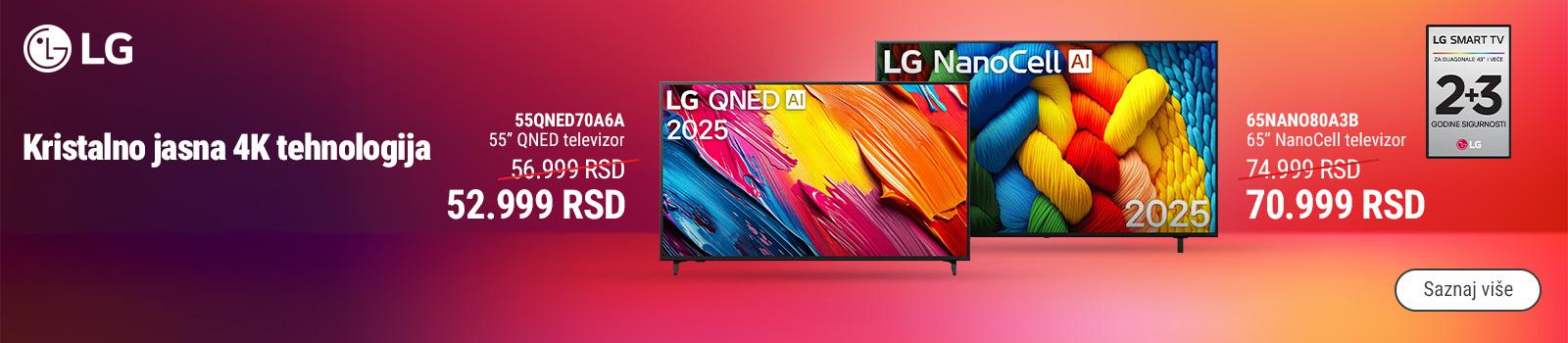 LG televizori po sniženim cenama