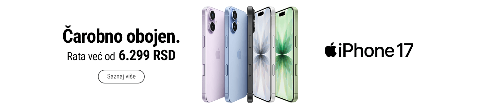 iPhone 17 uz ratu već od 6.299 RSD