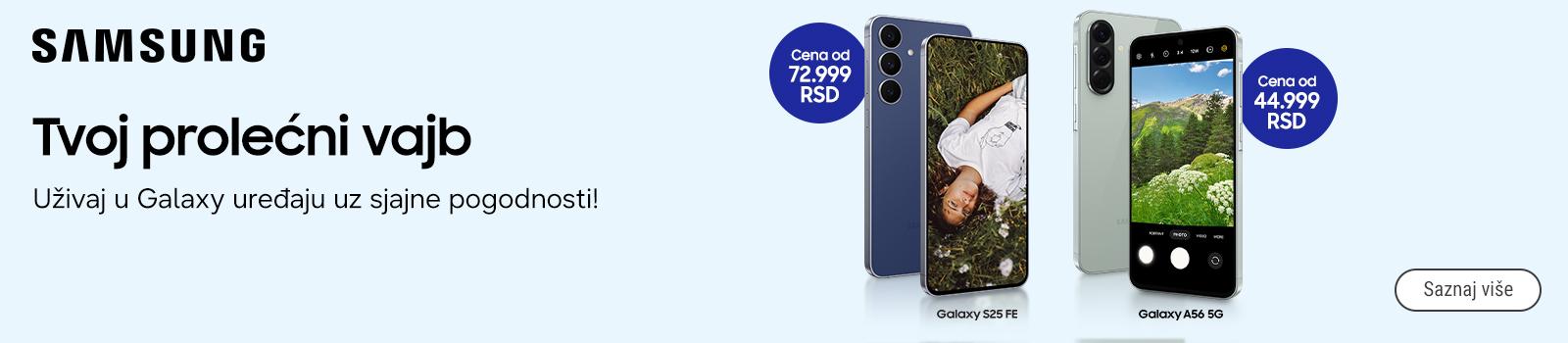 Samsung Galaxy A56 5G i Galaxy S25 FE po sniženim cenama
