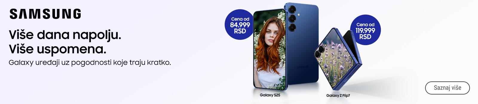 Samsung Galaxy S25 i Galaxy Z Flip7 po sniženim cenama