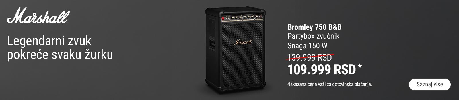 Marshall Bromley 750 B&B partybox zvučnik po sniženoj ceni