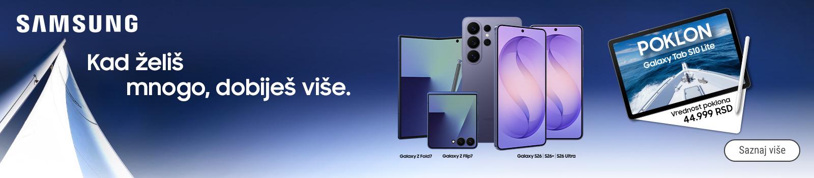 Samsung Galaxy telefoni + poklon tablet