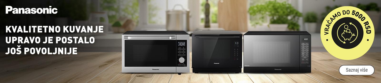 Uštedite do 5.000 RSD uz Panasonic mikrotalasne rerne