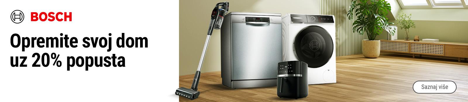 20% popusta na Bosch belu tehniku, male kuhinjske aparate i usisivače