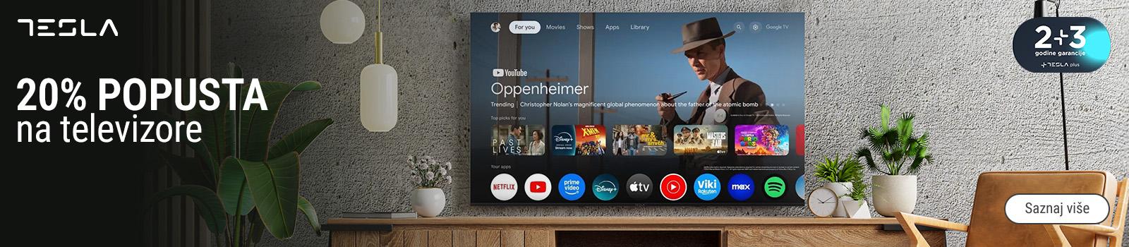 20% popusta na Tesla televizore
