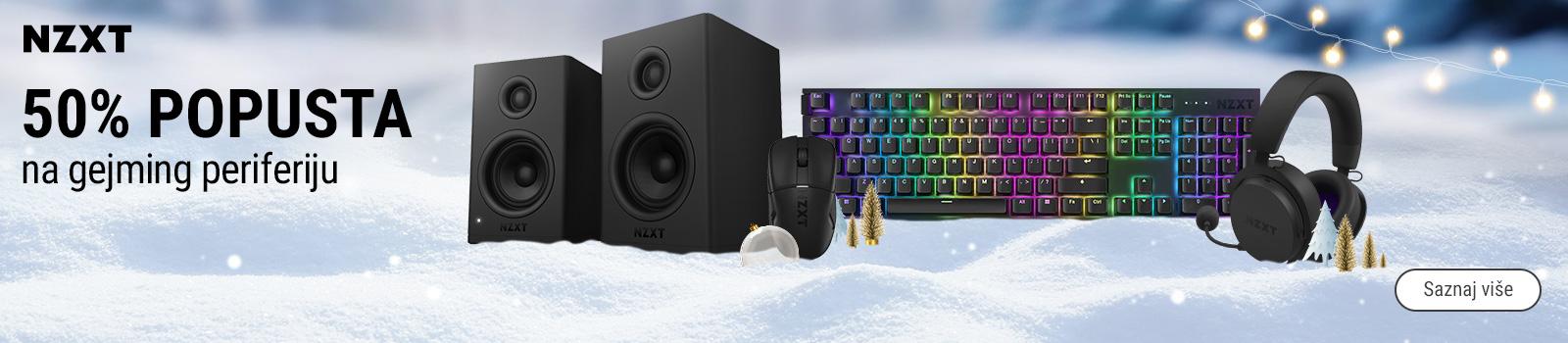50% popusta na NZXT gejming periferiju