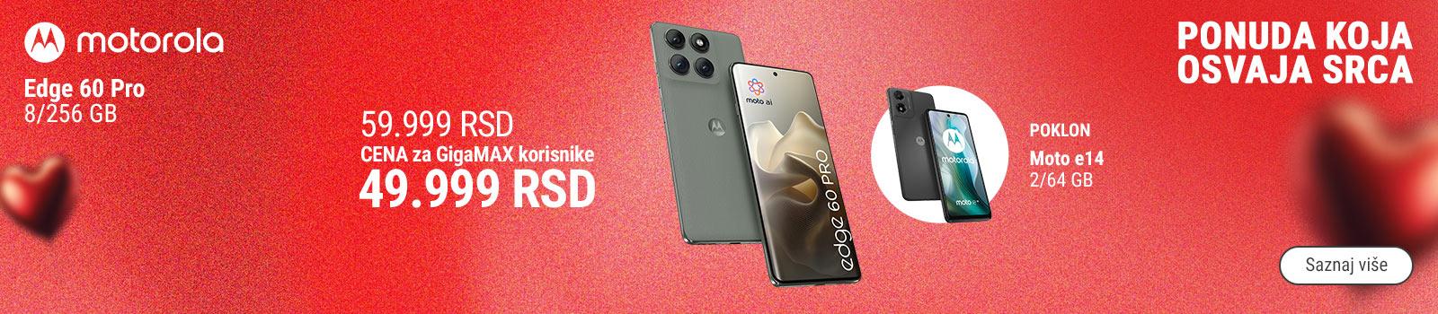 Snižene cene Motorola telefona + GigaMAX ponuda i poklon