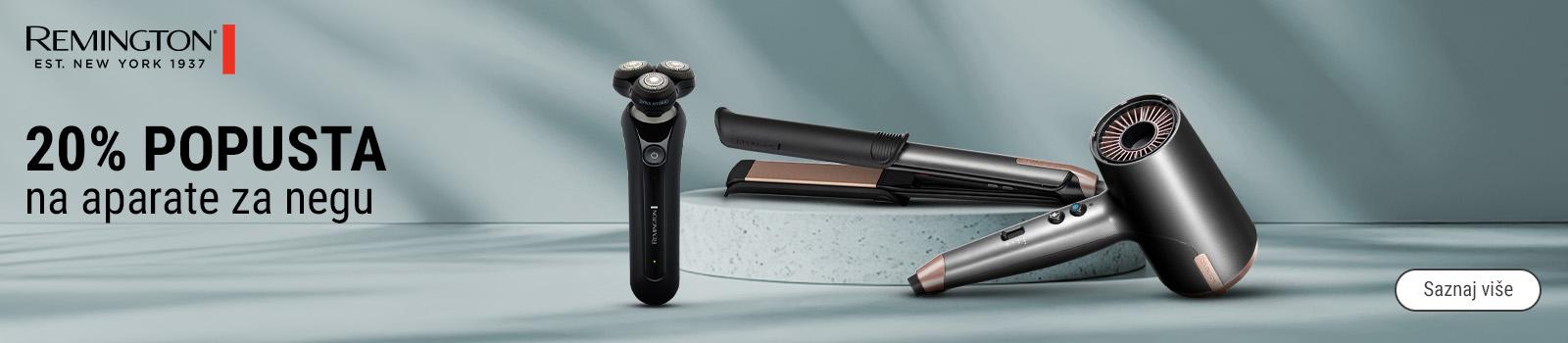 20% popusta na Remington aparate za negu