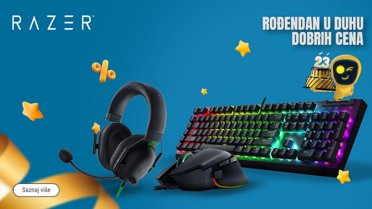 Razer gejming periferija po sniženim cenama