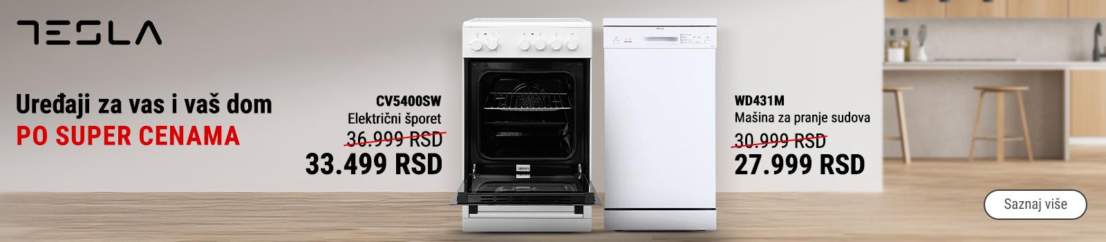 Super ušteda uz Tesla belu tehniku i male kućne aparate
