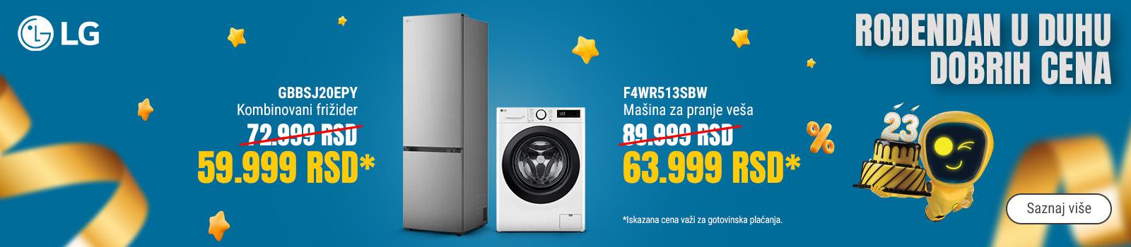 LG bela tehnika po super cenama
