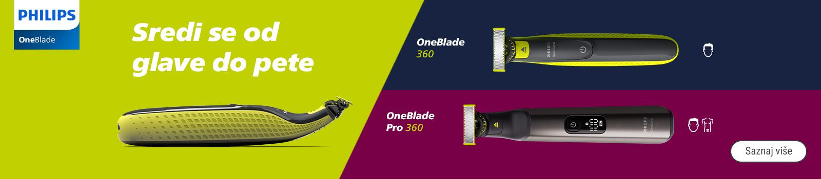 Philips One Blade trimeri za kompletno stilizovanje lica i tela