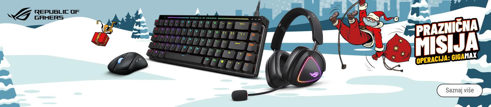 Snižene cene ASUS gejming periferije