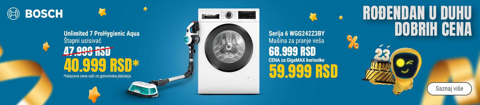 Snižene cene Bosch bele tehnike, malih kućnih i kuhinjskih aparata