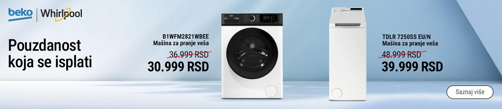 Beko i Whirlpool bela tehnika po super cenama