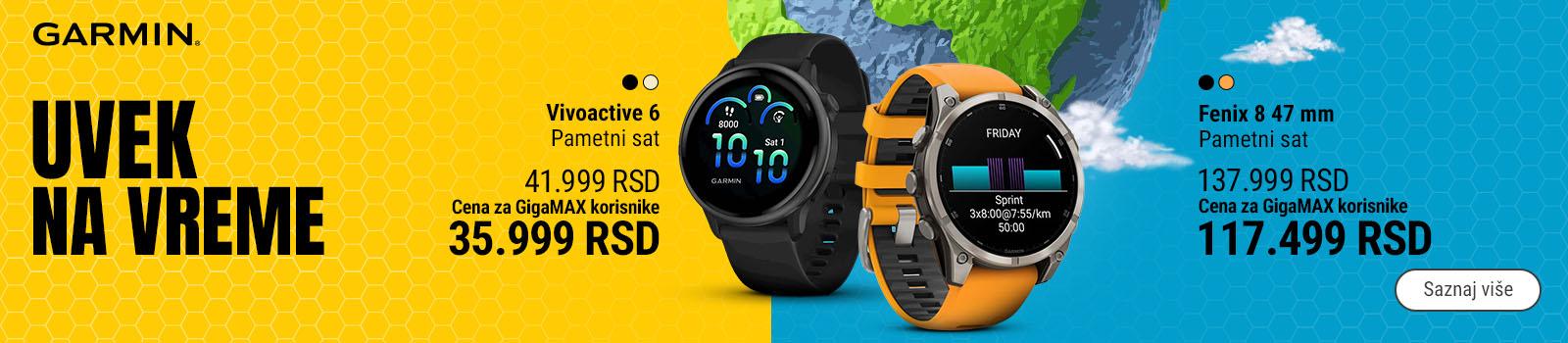 Uvek na vreme – GARMIN PAMETNI SATOVI
