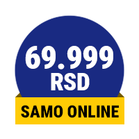 Samo Online popust - 69.999 RSD