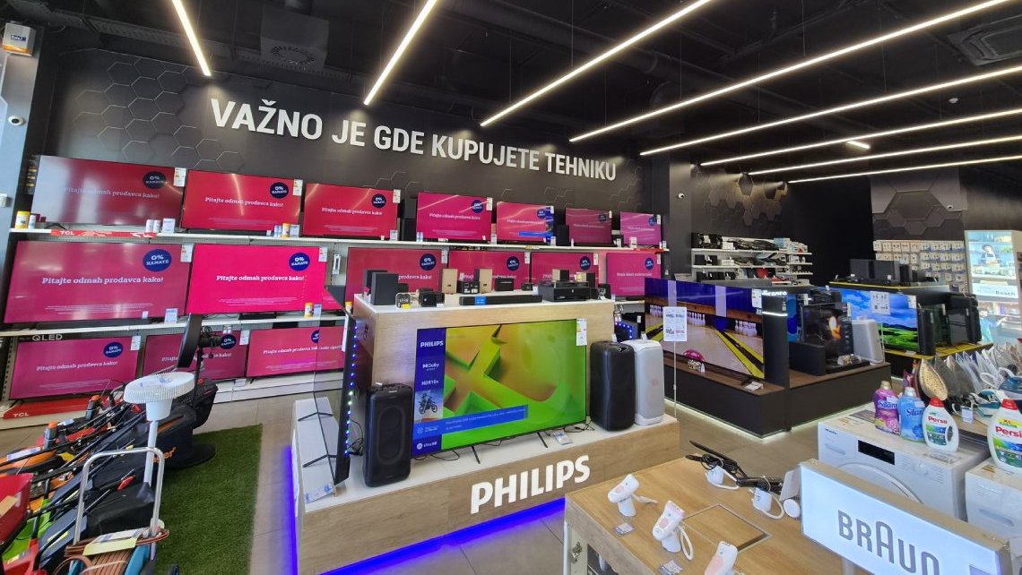 Velika TV demo zona